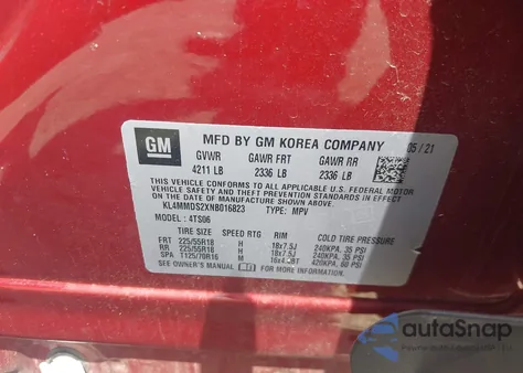 2022 Buick Encore Gx Fwd Select z USA, uszkodzony, nr VIN KL4MMDS2XNB016823